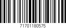 Código de barras (EAN, GTIN, SKU, ISBN): '71701180575'