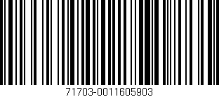 Código de barras (EAN, GTIN, SKU, ISBN): '71703-0011605903'