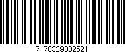 Código de barras (EAN, GTIN, SKU, ISBN): '7170329832521'