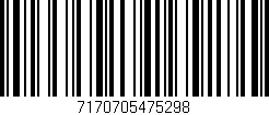 Código de barras (EAN, GTIN, SKU, ISBN): '7170705475298'