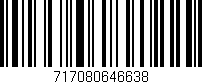 Código de barras (EAN, GTIN, SKU, ISBN): '717080646638'