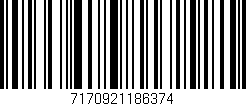 Código de barras (EAN, GTIN, SKU, ISBN): '7170921186374'
