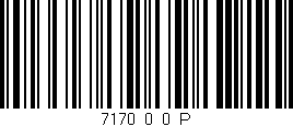 Código de barras (EAN, GTIN, SKU, ISBN): '7170_0_0_P'