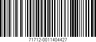 Código de barras (EAN, GTIN, SKU, ISBN): '71712-0011404427'