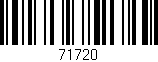 Código de barras (EAN, GTIN, SKU, ISBN): '71720'