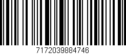Código de barras (EAN, GTIN, SKU, ISBN): '7172039884746'