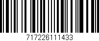 Código de barras (EAN, GTIN, SKU, ISBN): '717226111433'
