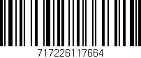 Código de barras (EAN, GTIN, SKU, ISBN): '717226117664'