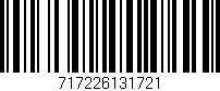 Código de barras (EAN, GTIN, SKU, ISBN): '717226131721'