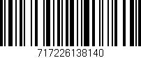 Código de barras (EAN, GTIN, SKU, ISBN): '717226138140'