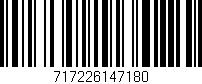 Código de barras (EAN, GTIN, SKU, ISBN): '717226147180'