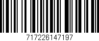 Código de barras (EAN, GTIN, SKU, ISBN): '717226147197'