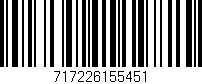 Código de barras (EAN, GTIN, SKU, ISBN): '717226155451'