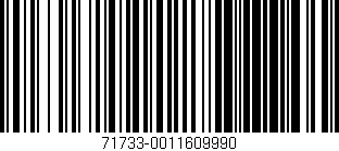 Código de barras (EAN, GTIN, SKU, ISBN): '71733-0011609990'