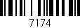 Código de barras (EAN, GTIN, SKU, ISBN): '7174'