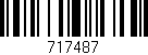 Código de barras (EAN, GTIN, SKU, ISBN): '717487'