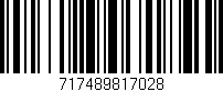 Código de barras (EAN, GTIN, SKU, ISBN): '717489817028'
