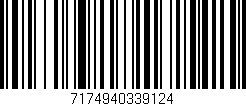 Código de barras (EAN, GTIN, SKU, ISBN): '7174940339124'