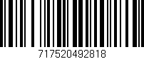 Código de barras (EAN, GTIN, SKU, ISBN): '717520492818'