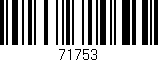 Código de barras (EAN, GTIN, SKU, ISBN): '71753'