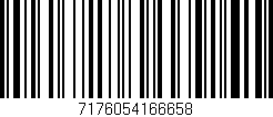 Código de barras (EAN, GTIN, SKU, ISBN): '7176054166658'
