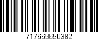 Código de barras (EAN, GTIN, SKU, ISBN): '717669696382'