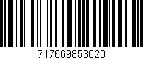 Código de barras (EAN, GTIN, SKU, ISBN): '717669853020'