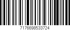 Código de barras (EAN, GTIN, SKU, ISBN): '7176698533724'