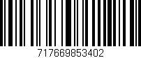 Código de barras (EAN, GTIN, SKU, ISBN): '717669853402'