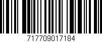 Código de barras (EAN, GTIN, SKU, ISBN): '717709017184'