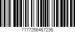 Código de barras (EAN, GTIN, SKU, ISBN): '7177266467236'