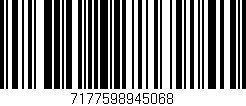 Código de barras (EAN, GTIN, SKU, ISBN): '7177598945068'