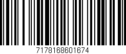 Código de barras (EAN, GTIN, SKU, ISBN): '7178168601674'