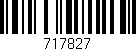 Código de barras (EAN, GTIN, SKU, ISBN): '717827'