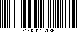 Código de barras (EAN, GTIN, SKU, ISBN): '7178302177065'