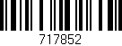 Código de barras (EAN, GTIN, SKU, ISBN): '717852'
