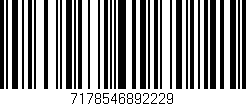 Código de barras (EAN, GTIN, SKU, ISBN): '7178546892229'