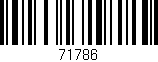 Código de barras (EAN, GTIN, SKU, ISBN): '71786'