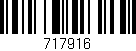 Código de barras (EAN, GTIN, SKU, ISBN): '717916'
