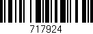 Código de barras (EAN, GTIN, SKU, ISBN): '717924'
