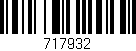 Código de barras (EAN, GTIN, SKU, ISBN): '717932'