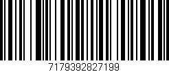 Código de barras (EAN, GTIN, SKU, ISBN): '7179392827199'