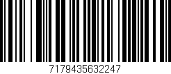 Código de barras (EAN, GTIN, SKU, ISBN): '7179435632247'