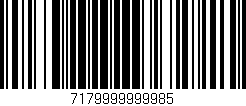 Código de barras (EAN, GTIN, SKU, ISBN): '7179999999985'