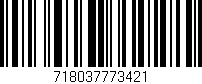 Código de barras (EAN, GTIN, SKU, ISBN): '718037773421'