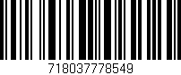 Código de barras (EAN, GTIN, SKU, ISBN): '718037778549'
