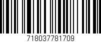 Código de barras (EAN, GTIN, SKU, ISBN): '718037781709'