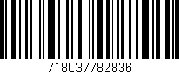 Código de barras (EAN, GTIN, SKU, ISBN): '718037782836'