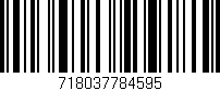 Código de barras (EAN, GTIN, SKU, ISBN): '718037784595'