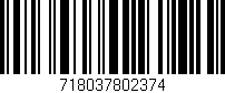 Código de barras (EAN, GTIN, SKU, ISBN): '718037802374'
